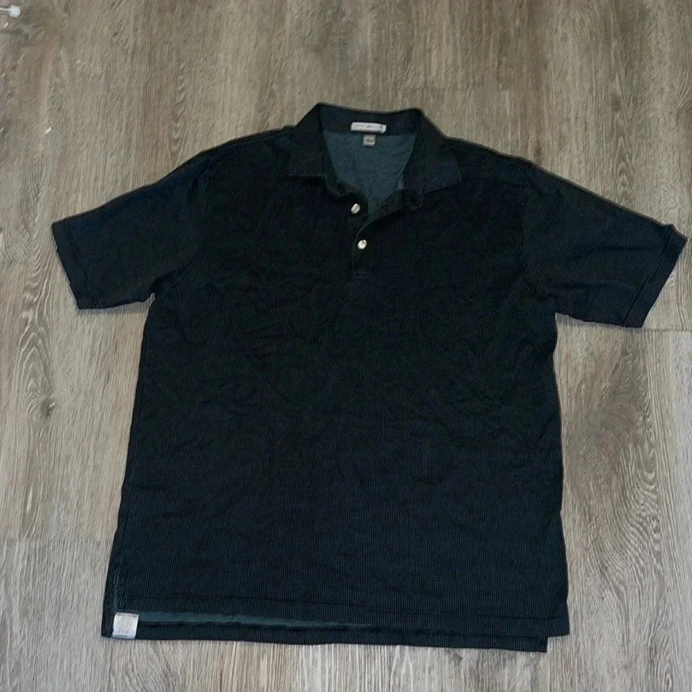 Peter Millar Crown Sport Geometric Short Sleeve Golf Polo Shirt (Men's large